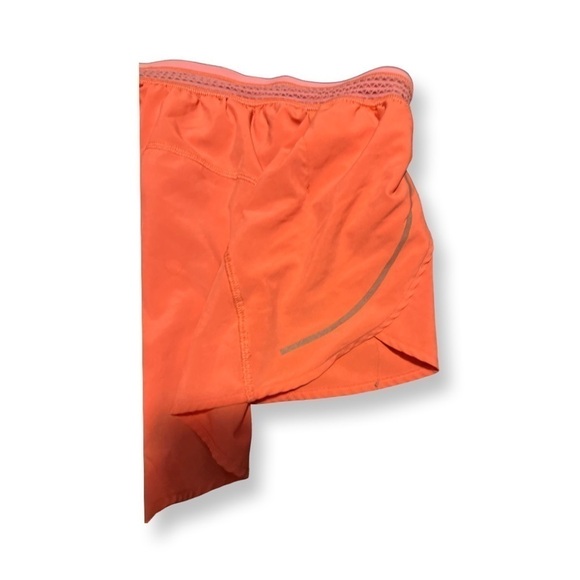 Lululemon Orange Women’s Shorts Size 8 Running With Pink Lace Detail. - Picture 10 of 12